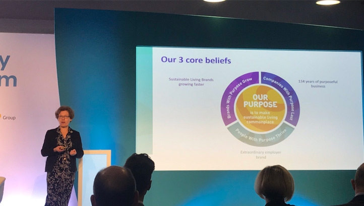 Unilever re-wrote its purpose in 2010, first began labelling its brands as purpose-led in 2015 and, this year, combined its business and sustainability strategies. Image: Rachael Rothman
